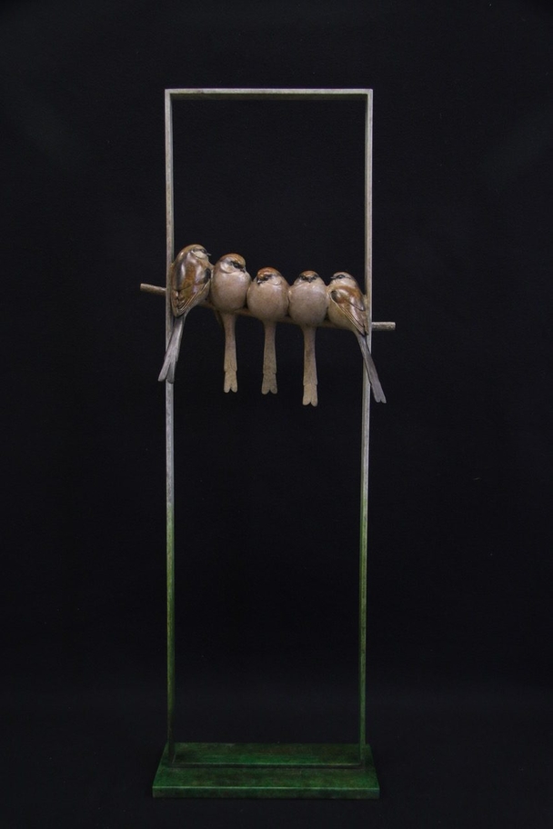 Long Tailed Tits in a Frame (Edition 2/12)