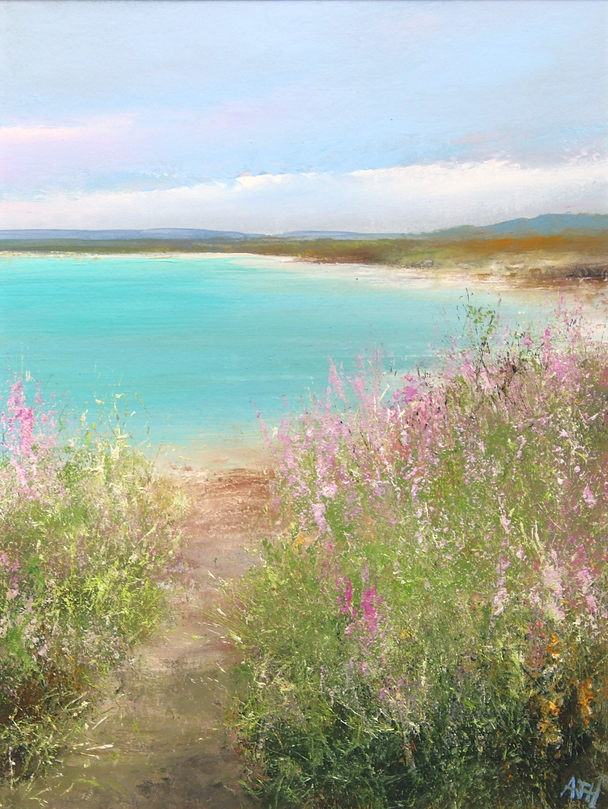 AMANDA HOSKIN - evening stroll to pentle bay, tresco