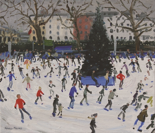 ANDREW MACARA  - skating, natural history museum