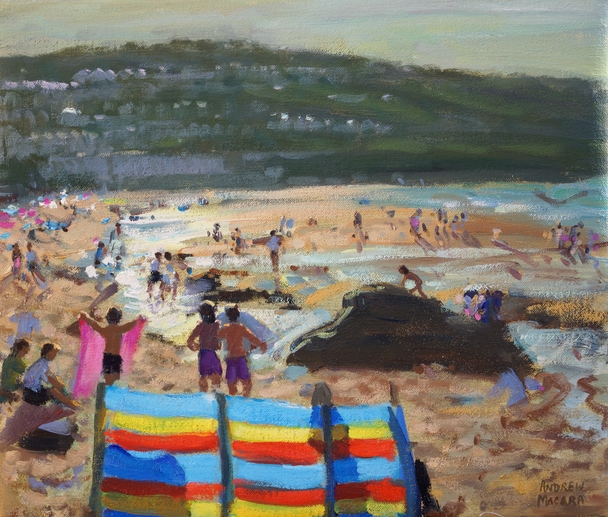 ANDREW MACARA  - the windbreak, porthmeor beach