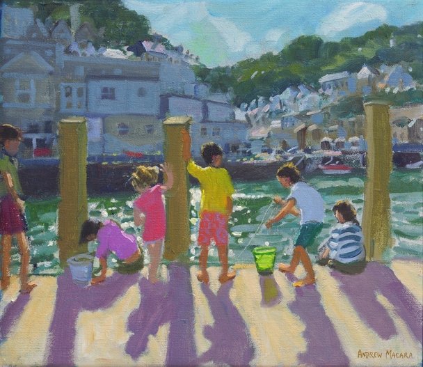 ANDREW MACARA  - quayside fishing, looe