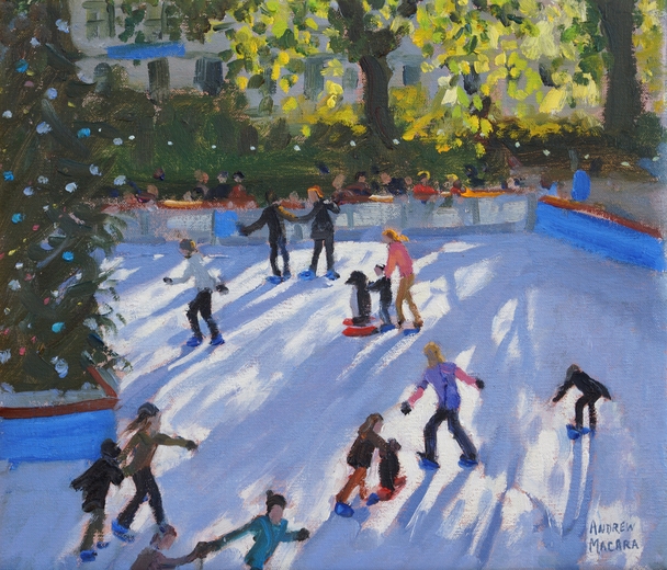 ANDREW MACARA  - christmas skating, natural history museum