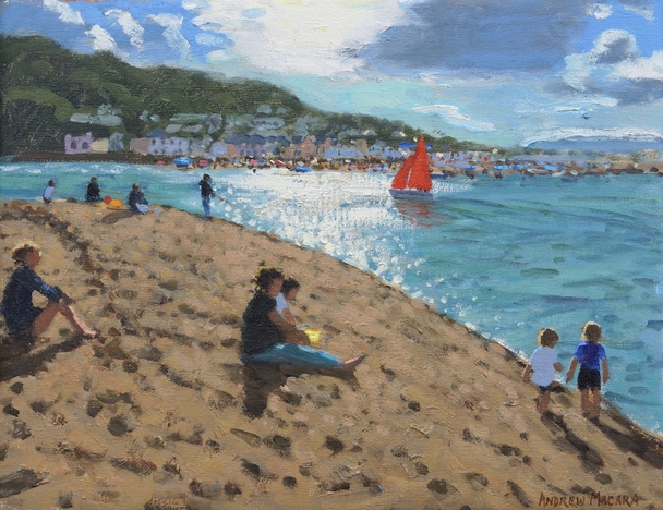 ANDREW MACARA  - red sail, teignmouth, devon