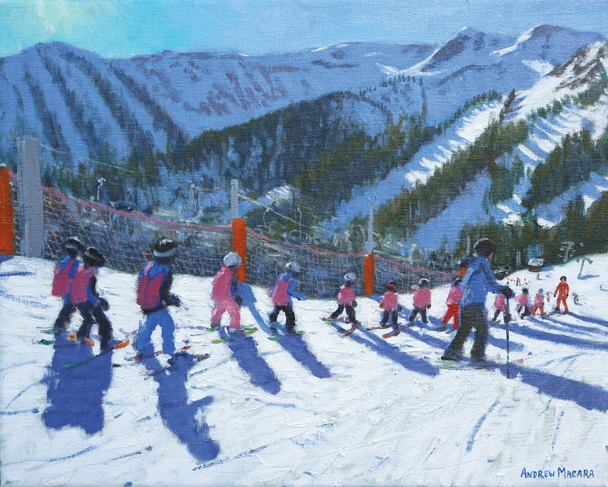 ANDREW MACARA  - ski lesson, samoens, france