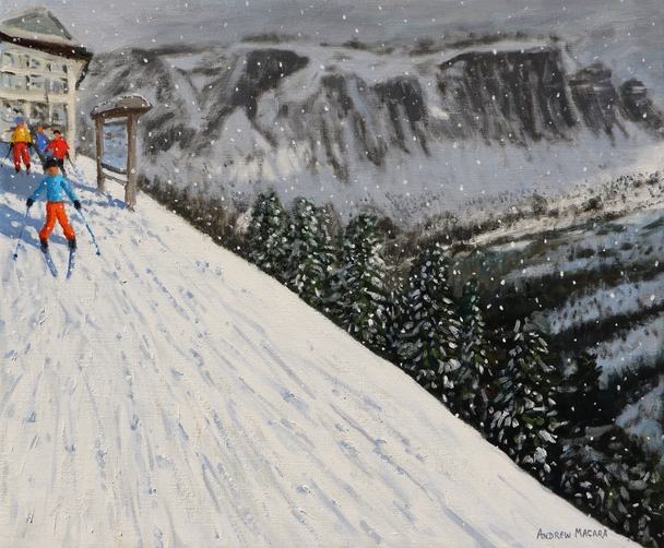 ANDREW MACARA  - top of the piste, selva val gardena