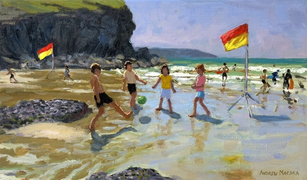 ANDREW MACARA  - beach football, chapel porth
