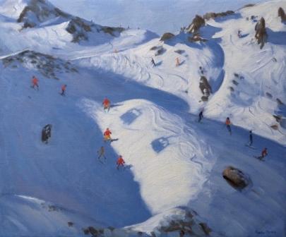 ANDREW MACARA  - chairlift shadows, tignes