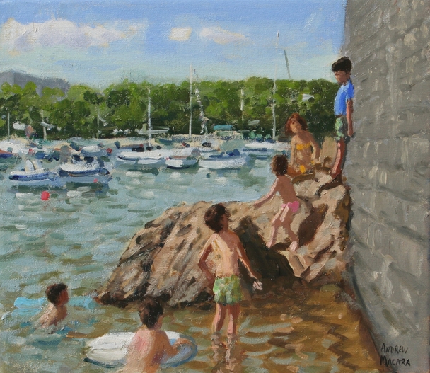 ANDREW MACARA  - climbing rocks