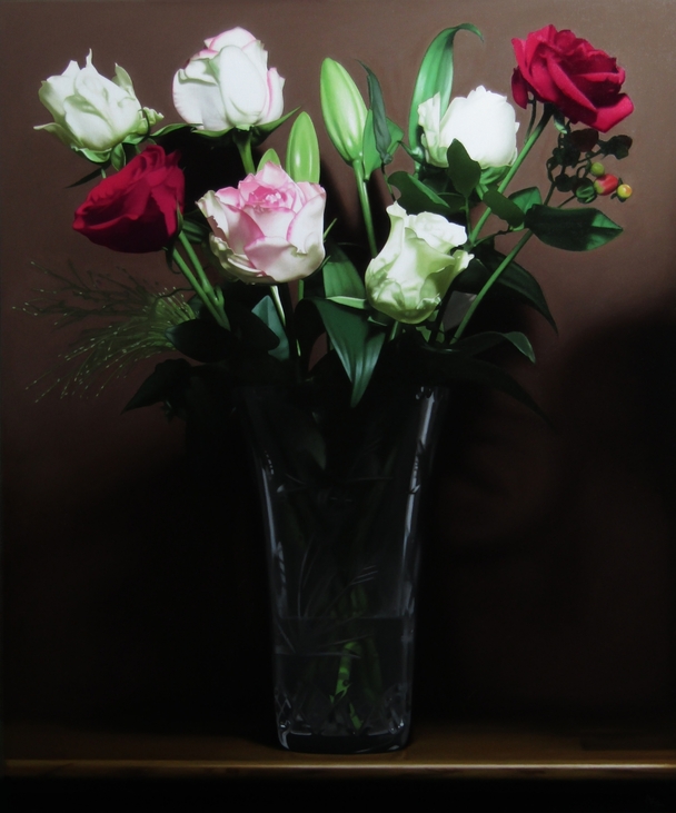 Still Life with Roses and Lillies