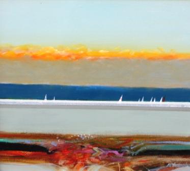 ARCHIE DUNBAR MCINTOSH - sunset sail, bute