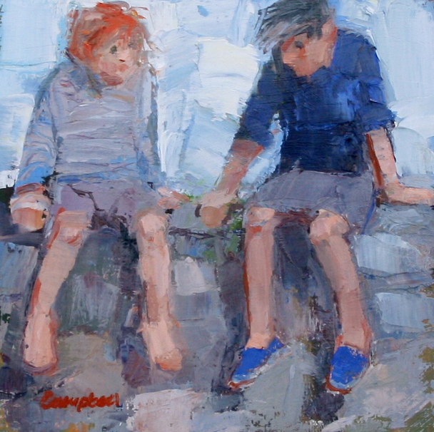 CATRIONA CAMPBELL - children on the wall