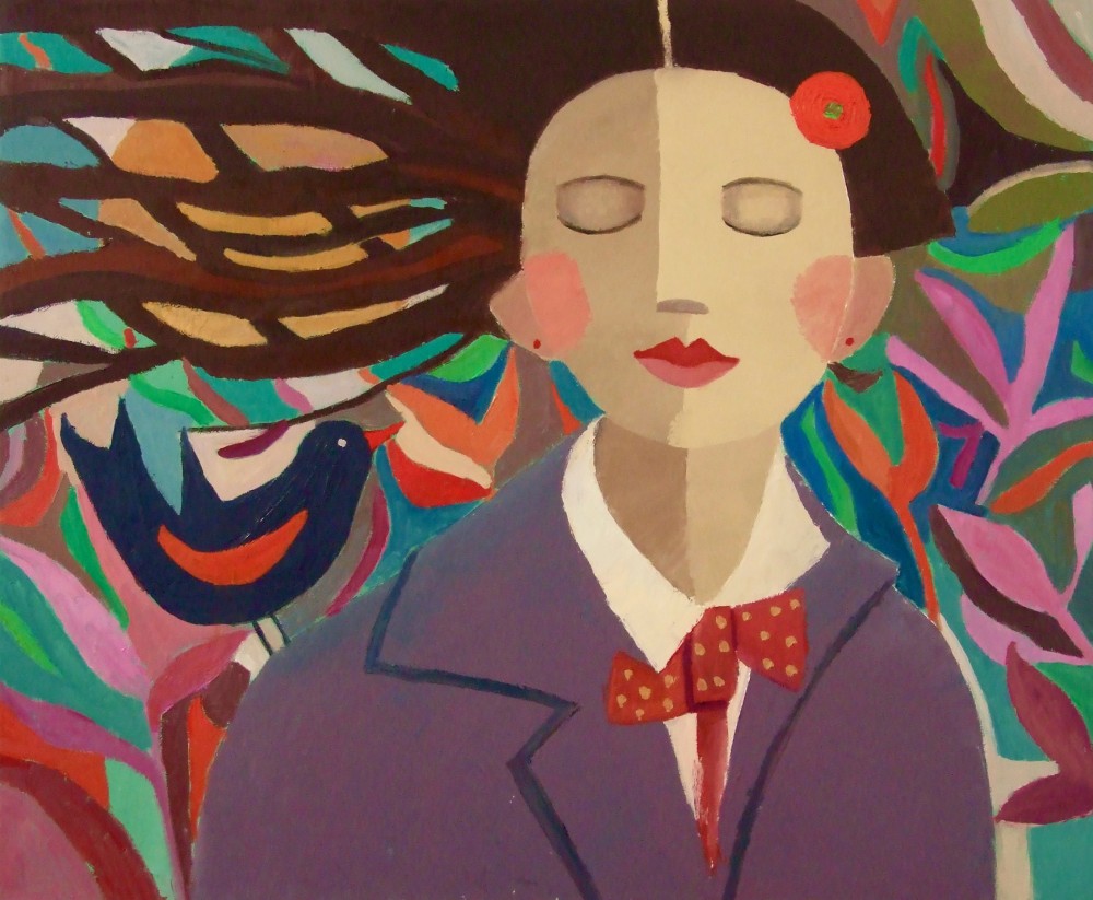 Scottish Artist CATRIONA MILLAR - Camille and Little Wing