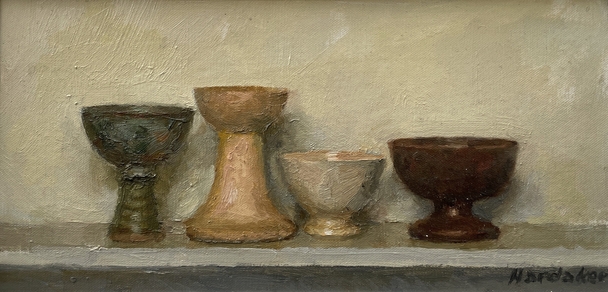 CHARLES HARDAKER - still life - four objects