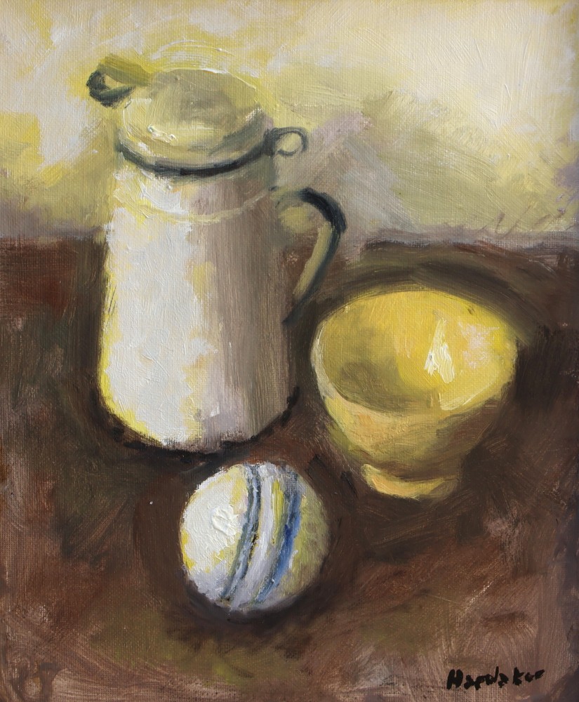 Charles Hardaker - still life, white ball