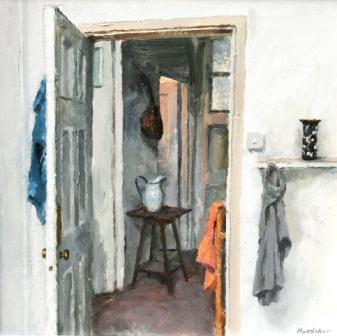 CHARLES HARDAKER - interior, blue, orange and grey