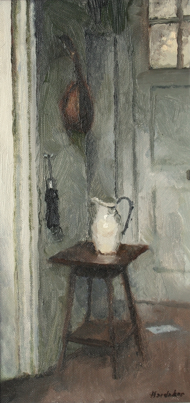 CHARLES HARDAKER - still life with white jug