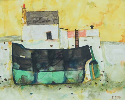 DAVID SMITH - barge on the crinan canal