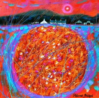 DEBORAH PHILLIPS - crop circle sunset ii