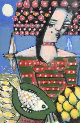 British Artist ENDRE RODER - Velasquez Meets Klimt