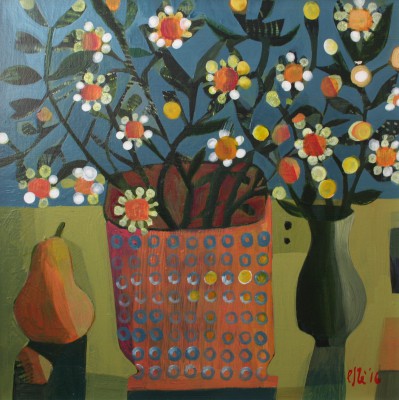 ESTE MACLEOD - yellow table with pear