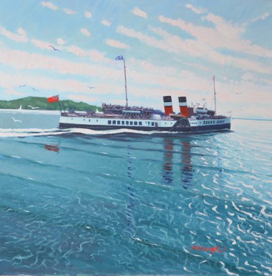 FRANK COLCLOUGH - p.s waverley, leaving millport