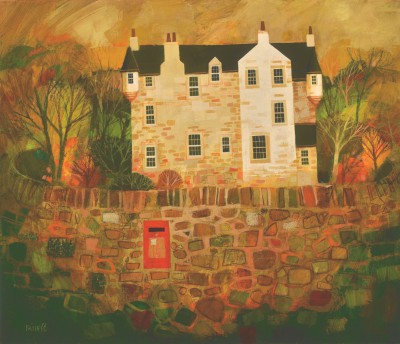 Castle Wall and Post Box