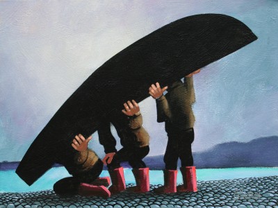Three Men and a Currach