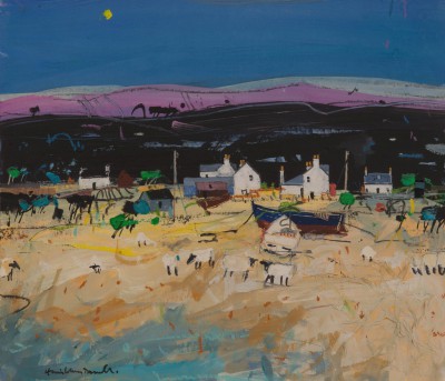 HAMISH MACDONALD - shoreline sheep and crofts
