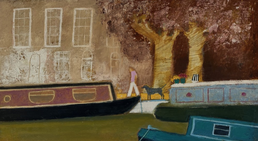 Scottish Artist Helen Tabor - Autumn on the Regent's Canal
