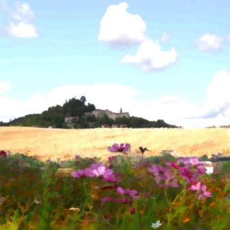 IAN LEDWARD - lautrec across a meadow