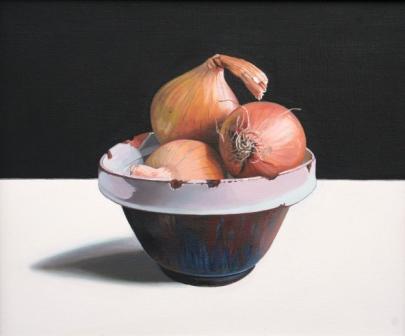 JANE CRUICKSHANK - onions in a bowl