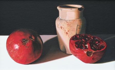 JANE CRUICKSHANK - pomegranates and stoneware