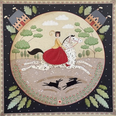 British Artist JANE WINTON - A Fine Lady