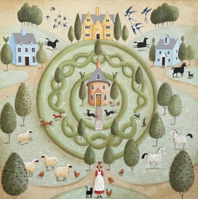 British Artist JANE WINTON - A Happy Place