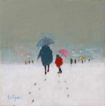 JANET LEDGER - the pink umbrella