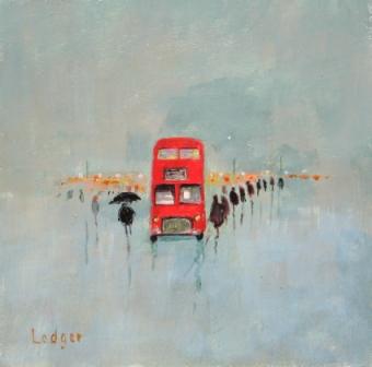 JANET LEDGER - bus in rain
