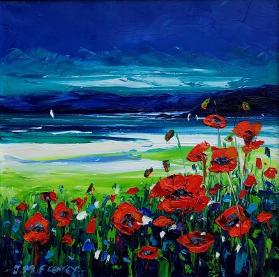 JEAN FEENEY - poppies on arran