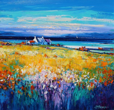 Dawn Glow over the Isle of Harris