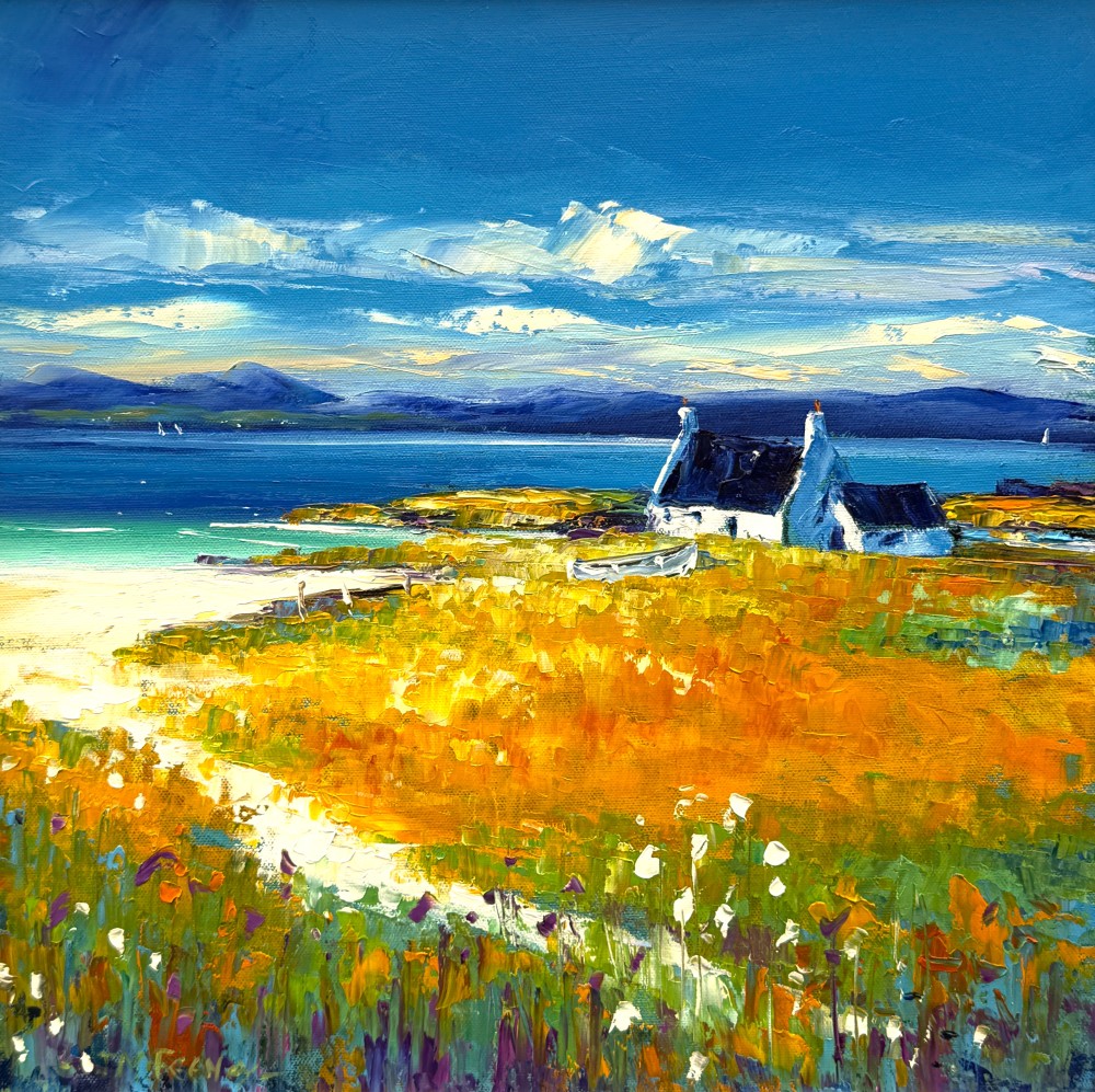 Scottish Artist JEAN FEENEY - A Skye Croft