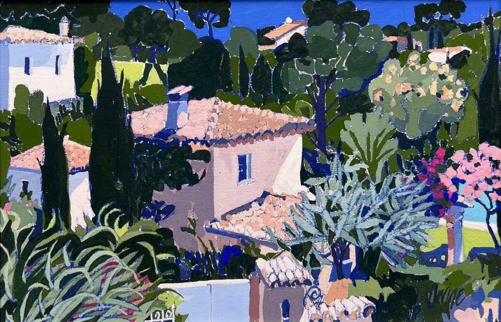 Jennifer Irvine - view from la ferme de st paul