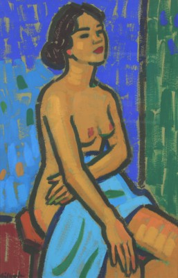 JOAN GILLESPIE - blue bather
