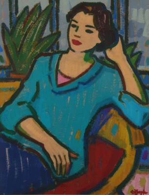 JOAN GILLESPIE - in the garden room