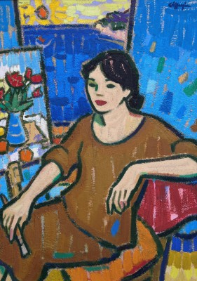 JOAN GILLESPIE - portrait of a painter