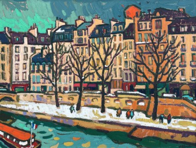 JOAN GILLESPIE - paris embankment