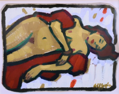 JOAN GILLESPIE - red robe (study)