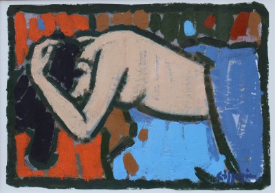 JOAN GILLESPIE - nude recumbent