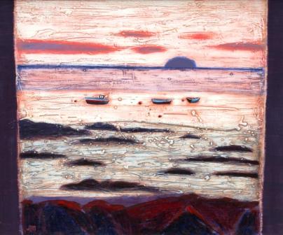 Rocky Shore with Ailsa Craig