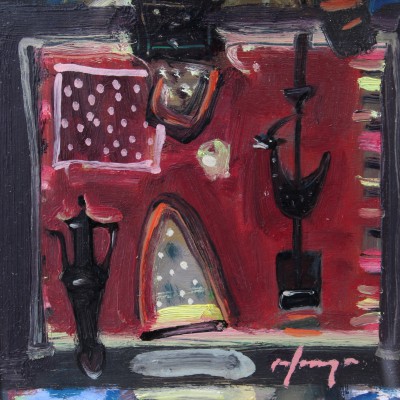 JOE HARGAN - still life with black jug