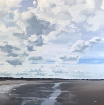 JOHN BELL - sun behind cloud, barassie, july