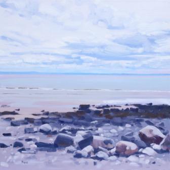 JOHN BELL - ayrshire coast line from arran